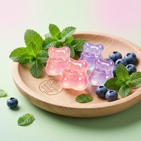 Gummies de Kombucha Antioxydant Personnalisables OEM/ODM, à l'Orme Rouge et Racine de Pissenlit – Complément Herbal Végétalien, 60 Gummies, Soutien Immunitaire