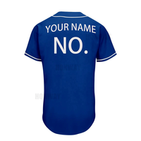 T-shirt vintage en maille sublimé Vêtements de softball vierges Maillot uniforme de baseball en polyester avec logo personnalisé pour hommes