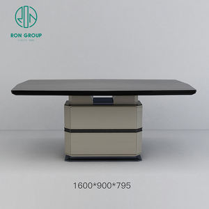 Conjunto de muebles de estilo <span class=keywords><strong>italiano</strong></span> para oficina, conjunto de sofás de diseño moderno de lujo, pintura para hornear, de cuero Pu, ejecutiva - Product Image 5