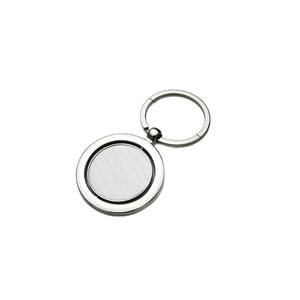 定制360度旋转圆形空白金属钥匙扣汽车品牌毕业礼品徽章钥匙扣个性化钥匙扣 - Product Image 6
