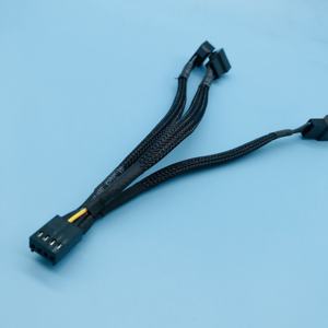4ピン1メス-2オスYスプリッターPWMファン電源コンバータアダプターハーネスケーブルPCコンピューター用 - Product Image 3