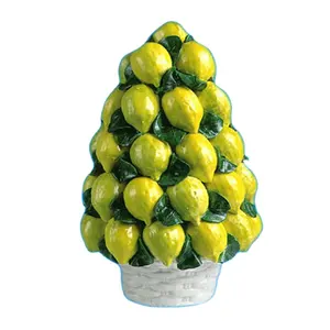 Decoración italiana de cerámica para frutas, bonito, con limón, venta al por mayor