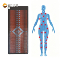 Jiwan Lejia Vente en gros de coussinets de massage chauffants en pierre de tourmaline électrique personnalisés pour clinique d'acupuncture