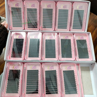 Extensions de cils en gros, plateaux de cils individuels en vison, professionnels, classiques, doux, mats, volume, en cachemire