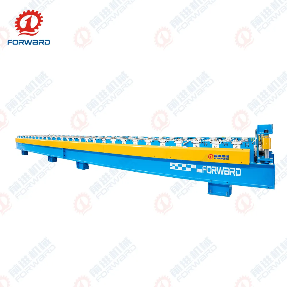 FORWARD Alta Velocidade Colorido Painel De Telhado De Parede De Aço Roll Forming Machine Alumínio Corrugado Folha Fazendo Máquina