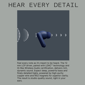 Cmf nụ <span class=keywords><strong>2</strong></span> cộng với tai nghe <span class=keywords><strong>bluetooth</strong></span> không dây phiên bản toàn cầu 50dB lai hoạt động giảm tiếng ồn dài tuổi thọ pin tai nghe - Product Image 3