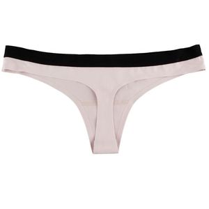 Nuovo arrivo tinta unita perizoma donna vita bassa Stretch Sexy G <span class=keywords><strong>String</strong></span> T Back donna perizoma senza cuciture - Product Image 1