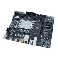 Placa BASE DE ORDENADOR OEM/ODM H81Desktop H81 Chipset 1000M placa base de escritorio para juegos placa base de PC DDR3 de doble canal para piezas de PC