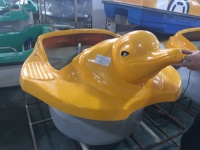 Bateau tamponneur électrique gonflable en fibre de verre Meierya M-023 pour 2 adultes, usage commercial et résidentiel, parc aquatique intérieur/extérieur, 12 mois