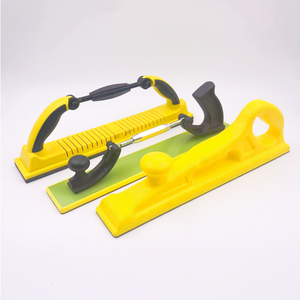 Large OEM/OBM Sanding <strong>Block</strong> Auto Body Repair <strong>Flexible</strong> Hand <strong>Sander</strong> Curved Surface Plastic Handle Black Self Adhesive Bottom Metal - Product Image 1