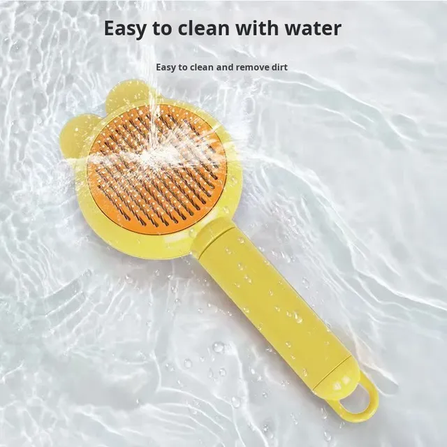 Rabbit Ear Comb Grooming Brush for Dogs Eco-friendly Plastic Special Cleaning Massage Brush Wholesale