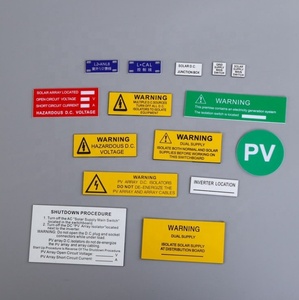 Nhãn Dán Nhãn Cảnh Báo Nhãn Hiệu Traffolyte Khắc Với Keo Dán Lưng - Product Image 3