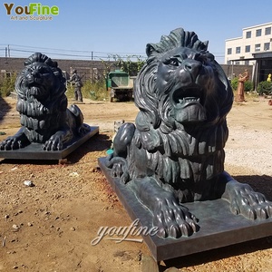 Thiết kế mới chất lượng cao đúc hiện đại đúc lớn đồng sư tử tác phẩm điêu khắc tượng để bán - Product Image 6