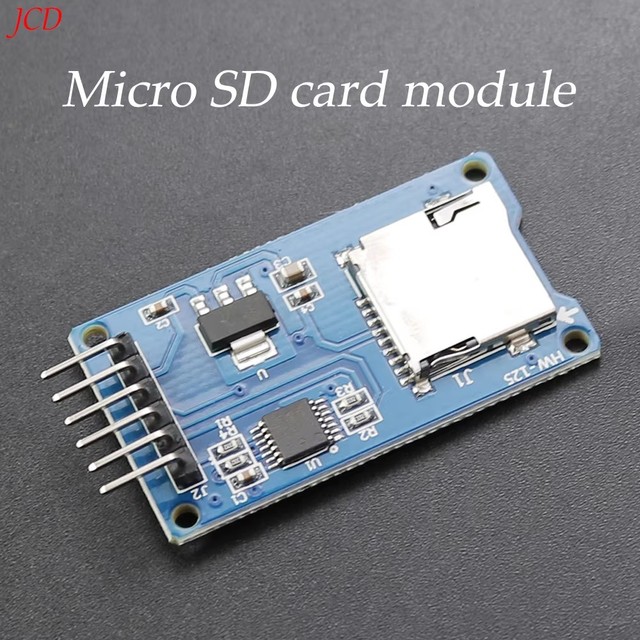 MicroSD Card Adapter Micro SD Card Mini TF Card Reader Module SPI Interfaces With Level Converter Chip 5V/3.3V For Arduino DIY