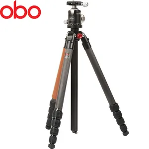 Tripod Dudukan Ponsel Kamera Serat Karbon Portabel Merek