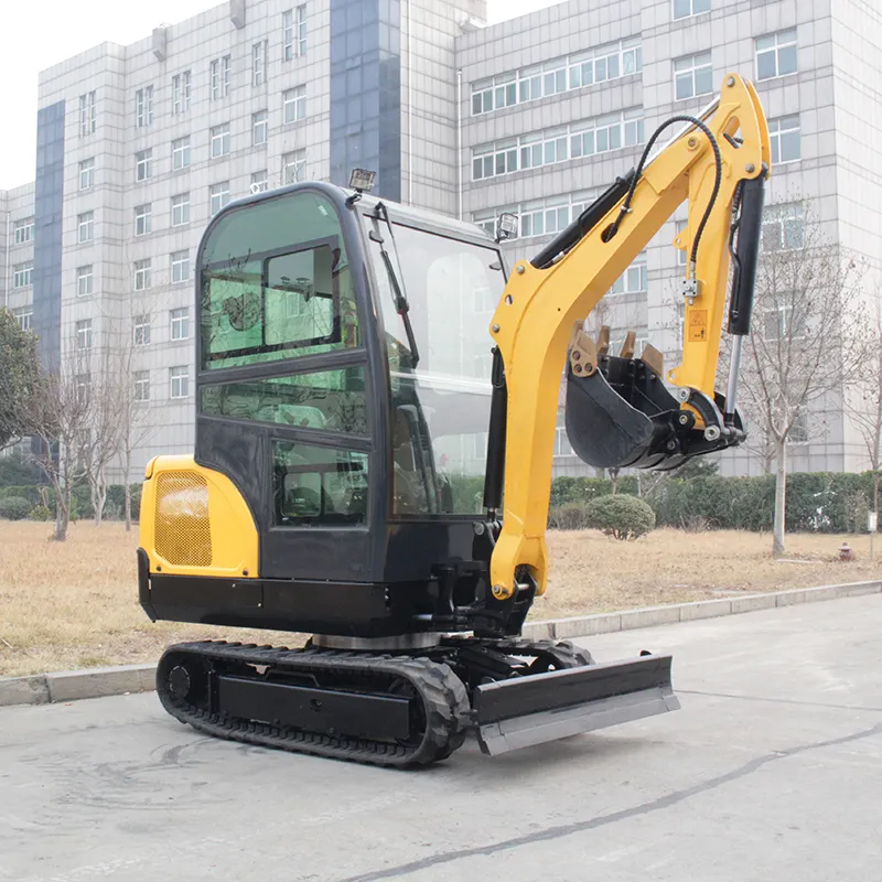 Earth moving machinery 2.5ton micro mini excavator with bucket for sale