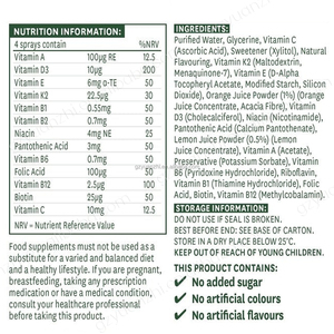 Mini gotas, suplemento líquido multivitamínico para niños, 30 ml, <span class=keywords><strong>aerosol</strong></span> oral multivitamínico para apoyar el desarrollo de la inmunidad del crecimiento - Product Image 4