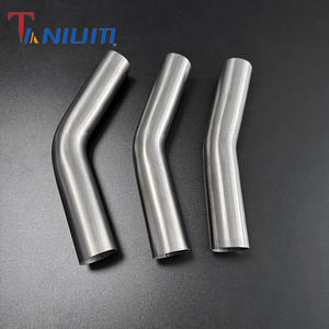 Tuyau courbé universel en titane de 1,2 mm d'épaisseur, personnalisable, pour véhicule/moto - Product Image 4