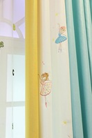 Princesse Style Ballet Inspiré Sheer Rideaux Cantonnières Brodé Jolie Fille Chambres D'enfants Blackout Perforé Oeillet Moderne