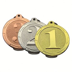 Medalla de Oro 3D para Fútbol, Carrera 5K, Maratón, Deportes, Medallas de Premio Personalizadas con su Logotipo - Product Image 1