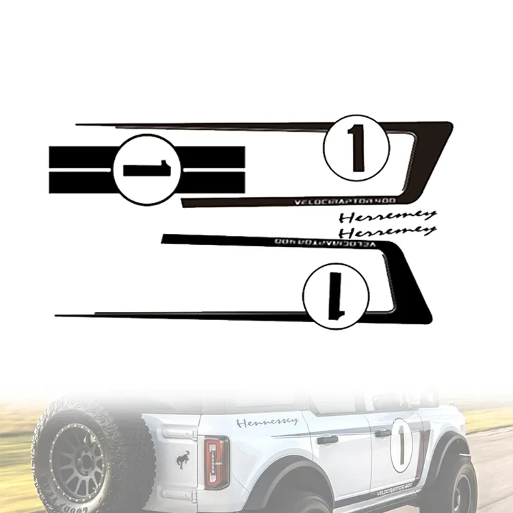 Stickers de décoration de carrosserie pour Bronco 2021 +