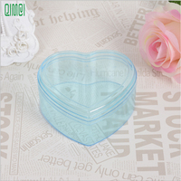 Boîte en forme de cœur rectangulaire carrée en acrylique personnalisée Boîtes en plexiglas transparent pour gâteaux