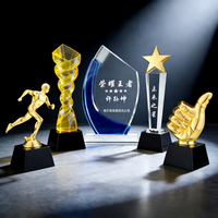 Nouveau style de luxe islamique cristal sport danse trophée souvenir plaque de prix en gros fabriqué par l'usine chinoise