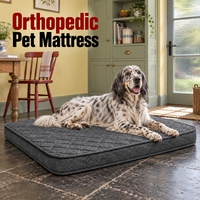 Matelas orthopédique pour chien avec housse lavable pour les détaillants en articles pour animaux, options de taille OEM pour les animaleries et les distributeurs