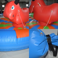 Toro mécanique gonflable d'extérieur avec tapis de sécurité pour fêtes foraines et location commerciale