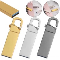 Memoria USB 3.0 de Metal Retráctil de 32 GB y 64 GB con Logotipo Personalizado Grabado con Láser al por Mayor para Regalos Corporativos