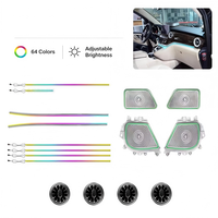 Éclairage d'ambiance pour voiture Mercedes Benz V-Class W447 2016-2023, couvercle de haut-parleur LED multicolore, amélioration de l'atmosphère, accessoires intérieurs