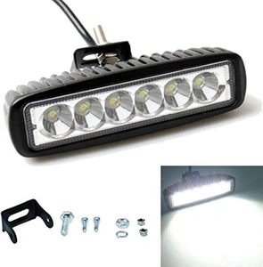 ไฟ LED ทำงานกลางคืน 18W 12-24V แสงแบบกระจาย 6000K IP67 สำหรับรถบรรทุก รถจักรยานยนต์ รถแทรกเตอร์ รถพ่วง - Product Image 1