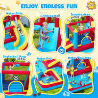 Ensemble d'équipements de jeux gonflables aquatiques FBSPORT, structure de jeux gonflables aquatiques commerciales pour enfants