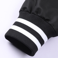 Blouson Bombardier Simple Boutonnage Vestes Varsity Personnalisables Logo Imperméable Blouson de Baseball pour Hommes