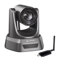 Zoom optique 20X pour diffusion |   Caméra de Conférence PTZ USB avec Connexion Sans Fil 1080P 60fps pour Streaming en Ligne et Églises