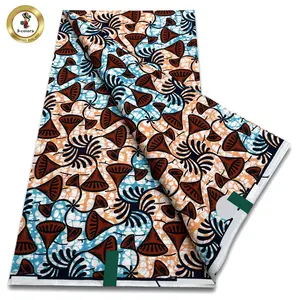 2022 Thermal Design Of African Fabric Ghana Ankara Wax For Cloth