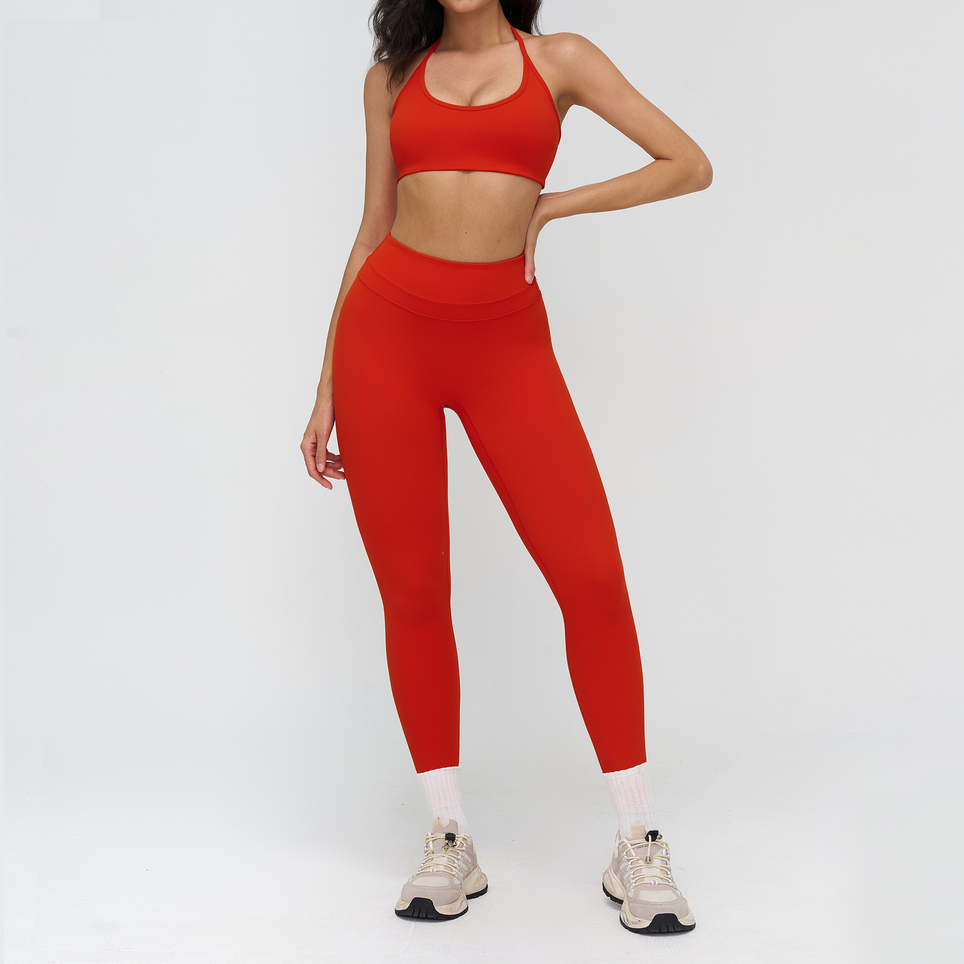 Red Bra+Leggings Set