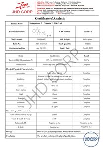 Usa/Eu Magazijn Bulk Vitaminesupplement 1.3% 98% Pure Menaquinone-4 Vitamine <span class=keywords><strong>K2</strong></span> <span class=keywords><strong>Mk4</strong></span> Poeder - Product Image 6