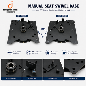 Base Girevole Meccanica Personalizzata per Sedile, con Blocco Manuale, per Camper, Furgoni, MPV e Sedili Auto - Product Image 1