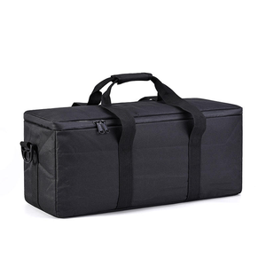 Sac à dos de pêche sur glace rectangulaire en nylon, 55 cm, imperméable, avec poignée souple, 20-35 L, unisexe, pour le rangement des leurres et des cannes à pêche en extérieur - Product Image 6