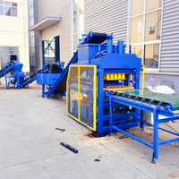 Machine à fabriquer des briques en terre compressée emboîtables CH4-10, machine à blocs creux entièrement automatique