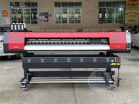 Imprimante Grand Format Éco-Solvant Disen 1,6 m 1,8 m à Tête I3200 DX5 et Traceur de Découpe Vinyle Tout-en-un
