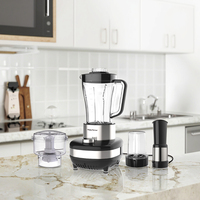 Happy Partner Blender multifonctionnel 4 en 1 pour l'appareil de cuisine pour les jus de smoothies et plus encore Blender électrique Grinder