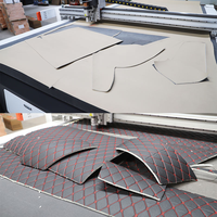 Machine de découpe de cuir à couteau oscillant CNC automatique pour cuir véritable, cuir de vachette, chaussures, sacs, usine, haute précision