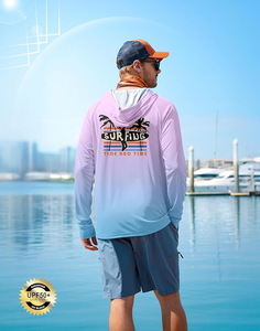 <span class=keywords><strong>Chemise</strong></span> de pêche imprimée grande taille, respirante, à séchage rapide, imperméable, coupe-vent, UPF 50 - Product Image 4