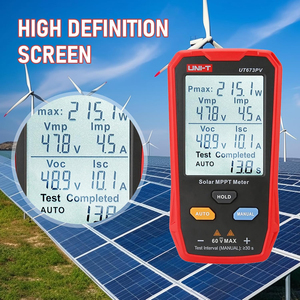 UNI-T UT673PV Gamme de mesure 5W~800W Testeur numérique MPPT pour panneaux solaires, multi-testeur mesurable Pmax/<span class=keywords><strong>Vmp</strong></span>/Imp/Voc/Isc - Product Image 6