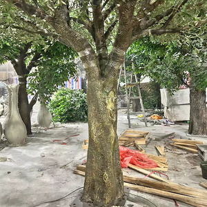 Trung Quốc tốt nhất nhân tạo Cây Ô Liu cao chất lượng tốt nhất ngoài trời UV kháng màu xanh lá cây trang trí thân cây dày cây nhân tạo - Product Image 6