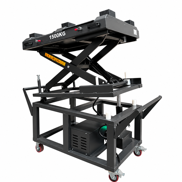 1500KG EV Battery Lift Table Electric Vehicle Battery Pack Removal Installation Maintenance Platform