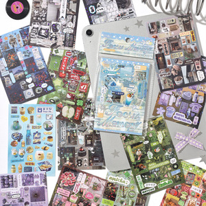 20 autocollants par paquet, autocollants pour journal Warm Mist, <span class=keywords><strong>livre</strong></span> d'autocollants DIY pour enfants - Product Image 2