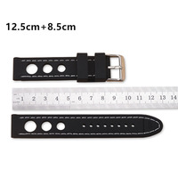 Bracelet de montre Yunse en silicone Selko premium à 3 trous, respirant, pour la course et la plongée, en caoutchouc, 20 22 mm